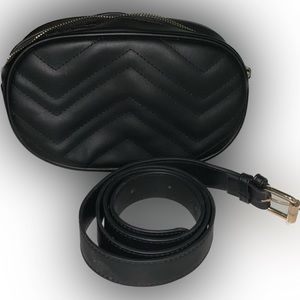 NWOT Black Belt Bag